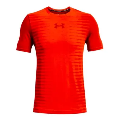 Pánské tričko Under Armour Seamless Wordmark SS Phoenix Fire