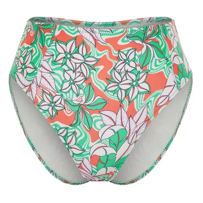 Trendyol Floral Patterned High Waist Hipster Bikini Bottom