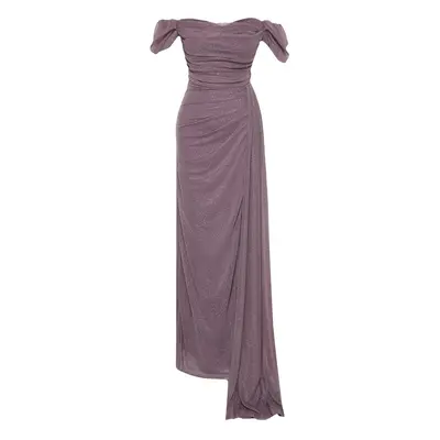 Trendyol Powder Woven Elegant Evening Dress