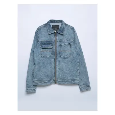 Big Star Man's Jacket Outerwear Light Denim-167