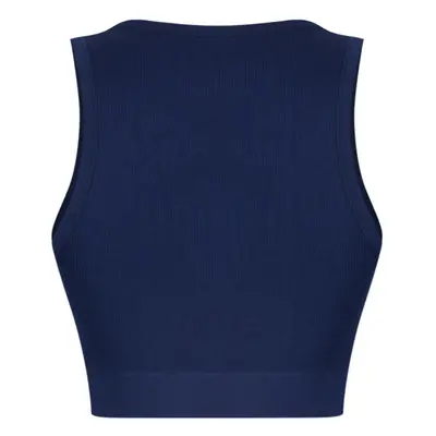 Trendyol Dark Navy Seamless Ribbed and Lightly Supported Knitted Sports Bra