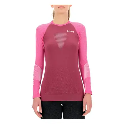 Dámské tričko UYN Marathon OW Shirt LS Red Plum