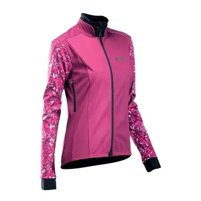 Cyklistická bunda NorthWave Extreme Wmn Jacket Tp Plum