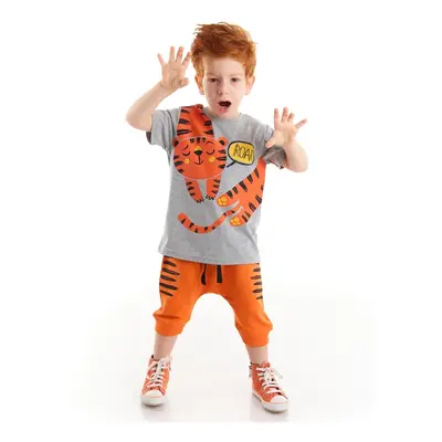 Sada trička a kraťasů Denokids Roar Tiger pro chlapce