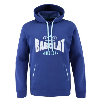 Pánská mikina Babolat Exercise Hood Sweat Men Estate Blue