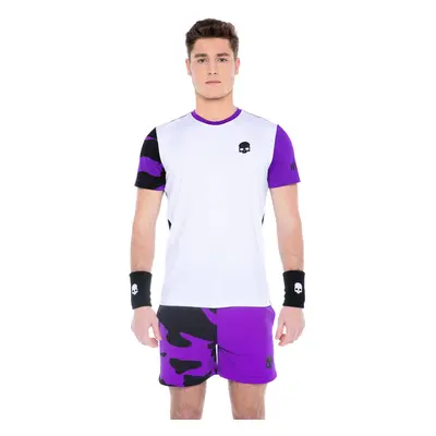 Pánské tričko Hydrogen Tech Camo Tee White/Purple