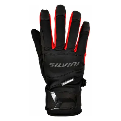 Cyklistické rukavice Silvini Fusaro black-red