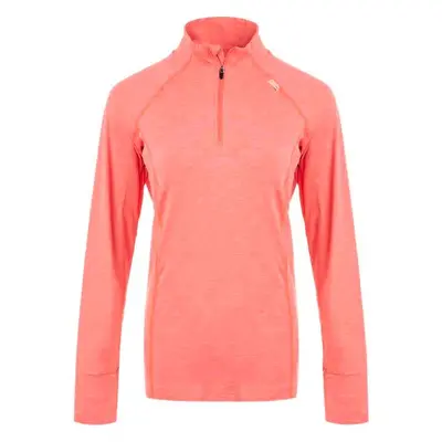 Dámská mikina Endurance Core X1 Elite Melange Midlayer Coral