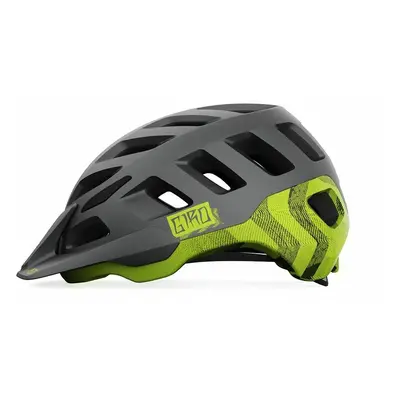 Cyklistická helma Giro Radix Mat Metalic Black/Lime