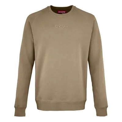 Pánská mikina CCM Core Fleece Crew Sand