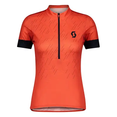 Dámský cyklistický dres Scott Endurance S/Sl Flame Red/Midnight Blue