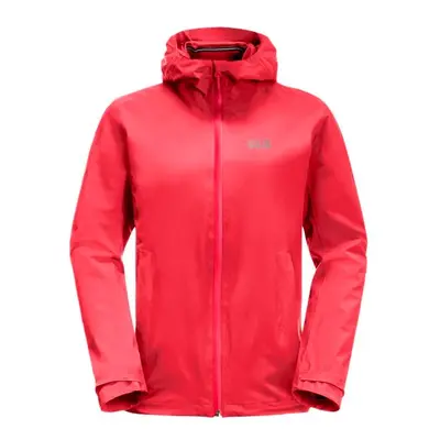 Dámská bunda Jack Wolfskin Pack & Go Shell Tulip Red