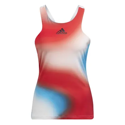 Dámské tílko adidas Melbourne Y-Tank White/Red/Blue