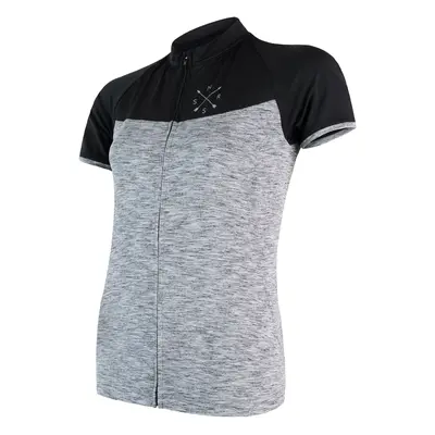 Dámský cyklistický dres Sensor Cyklo Motion Grey/Black