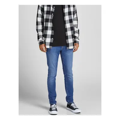 Modré slim fit džíny Jack & Jones Liam - Pánské