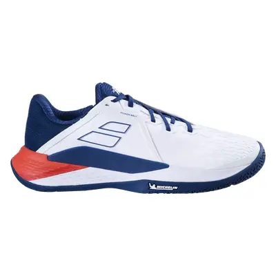 Pánská tenisová obuv Babolat Propulse Fury All Court Men White/Estate Blue EUR