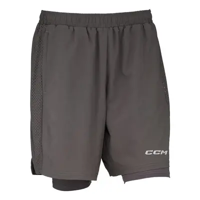 Pánské šortky CCM IN Training Short Charcoal