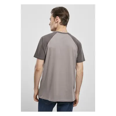 Raglan Contrast Tee asfalt/tmavý stín