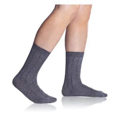 Tmavě šedé unisex ponožky Bellinda BAMBUS CASUAL UNISEX SOCKS