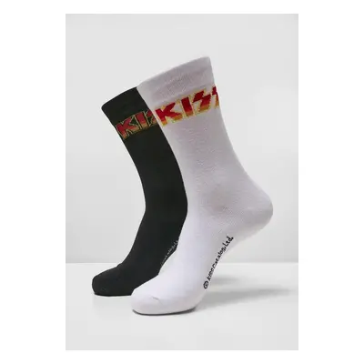 Ponožky Kiss Socks 2-Pack černá/bílá