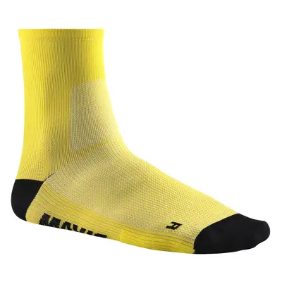 Cyklistické ponožky Mavic Essential Mid Sock Yellow