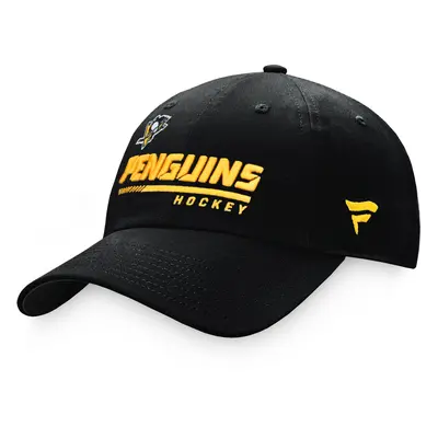 Pánská kšiltovka Fanatics Authentic Pro Locker Room Unstructured Adjustable Cap NHL Pittsburgh P