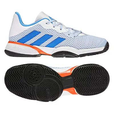 Juniorská tenisová obuv adidas Barricade K Blue/White EUR 2/3