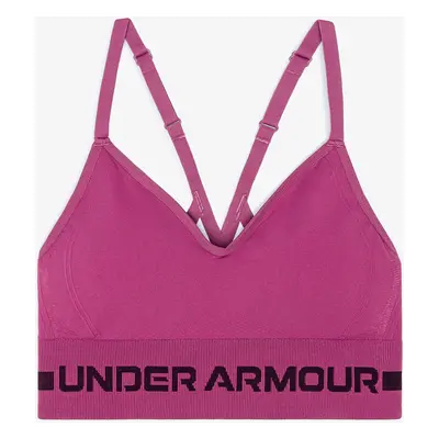 Dámská Sportovní podprsenka Under Armour Seamless Low Long Bra ružová, LG