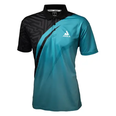 Pánské tričko Joola Shirt Synergy Turquoise/Black