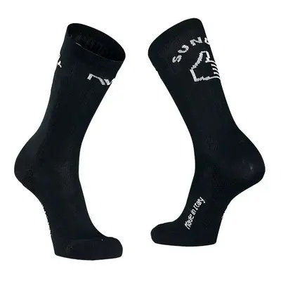 Cyklistické ponožky NorthWave Sunday Monday High Sock Black