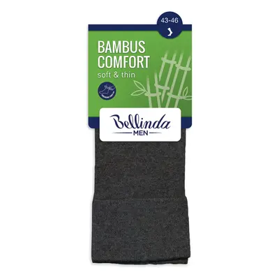 Tmavě hnědé pánské ponožky Bellinda BAMBUS COMFORT SOCKS