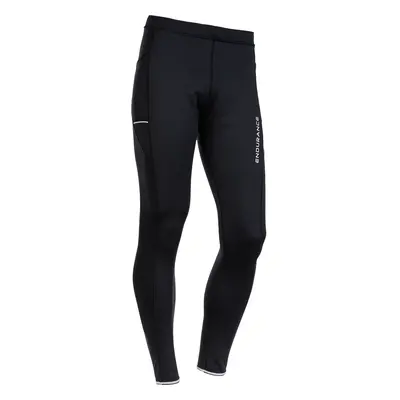 Pánské legíny Endurance Energy Windblock Tights Black