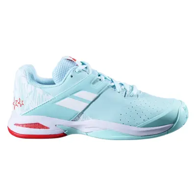 Dětská tenisová obuv Babolat Propulse All Court Junior Girl Yucca/White EUR 35,5