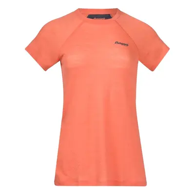 Dámské tričko Bergans Floyen Wool Tee Orange