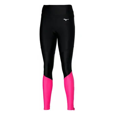 Dámské legíny Mizuno Core Long Tight Black/Pink Peacock