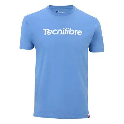 Pánské tričko Tecnifibre Club Cotton Tee Azur