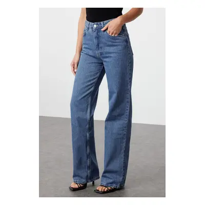 Trendyol Blue*001 High Waist Wide Leg Jeans