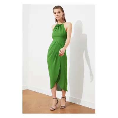 Trendyol Green Puckered Dress