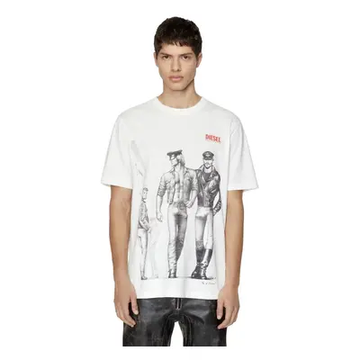 Diesel T-shirt - PR-T-JUST-P5 T-SHIRT white