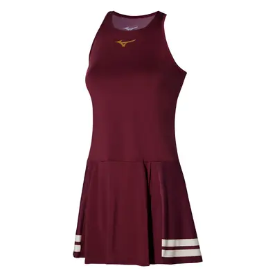 Dámské šaty Mizuno Printed Dress Cabernet