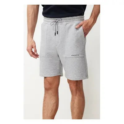 Trendyol Regular Cut Text Printed Shorts & Bermuda