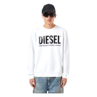 Diesel Sweatshirt - S-GIRK-ECOLOGO SWEAT-SHIR white