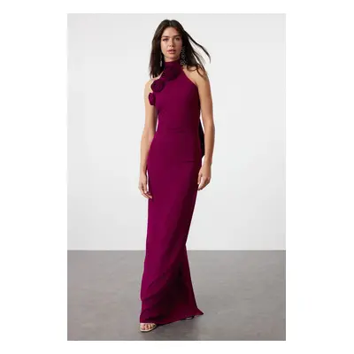 Trendyol Plum Woven Elegant Evening & Graduation Dress