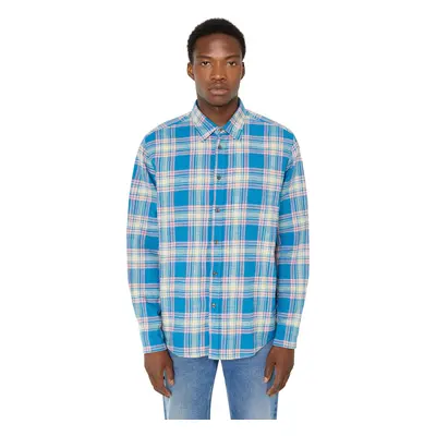 Diesel Shirt - S-UMBE-CHECK-NW SHIRT blue