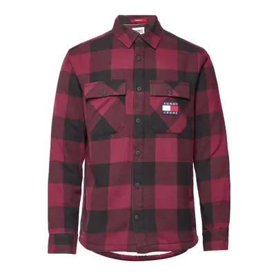 Tommy Jeans Shirt - TJM SHERPA FLANNEL O Red