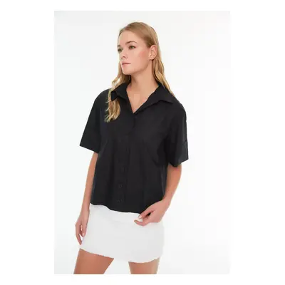 Trendyol Black Short Sleeve Shirt