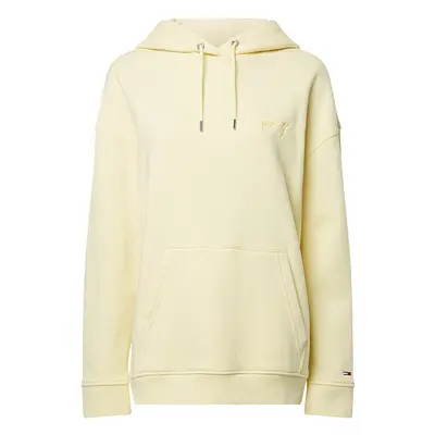 Tommy Jeans Sweatshirt - TJW OVRSZD TOMMYSIGNATURE HOODIE yellow