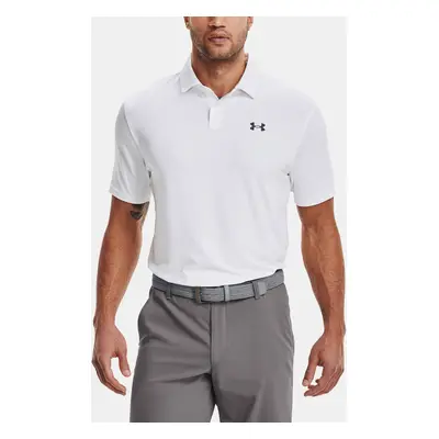 Under Armour Tričko UA T2G Polo-WHT - Pánské