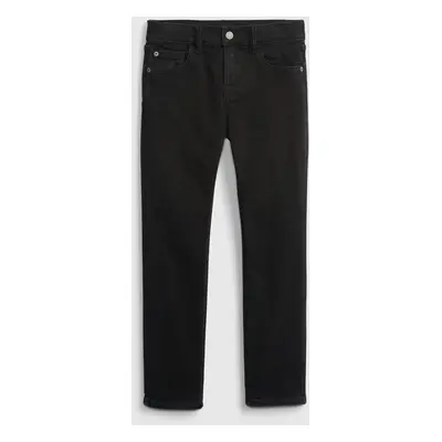 GAP Černé klučičí džíny slim soft wearr with Washwell