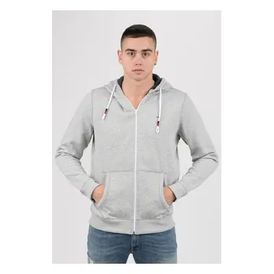 Tommy Jeans Sweatshirt - TOMMY HILFIGER TJM ORIGINAL ZIP HOODIE grey